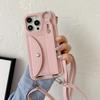 Crossbody Lanyard Wrist Strap Case for IPhone 13 12 Mini 15 14 11 Pro XS Max X XR 7 8 Plus Card Holder Wallet Leather Cover