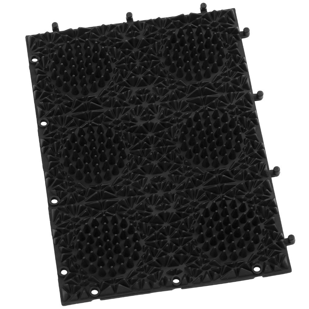 

TPR Material Cat Grooming Scratcher Stress Relief Cat Scratching Mat Indoor Play чорний