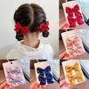 Soild Color Hair Bow Barrettes Bowknot Children Headwear New Children Hair Clips  Sweet Little Girl