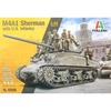 Italeri - M4A1 Sherman Tank Model with U.S.. Infantry |italeri|6568| 1:35 Tank Model Promo - Ref : 9286