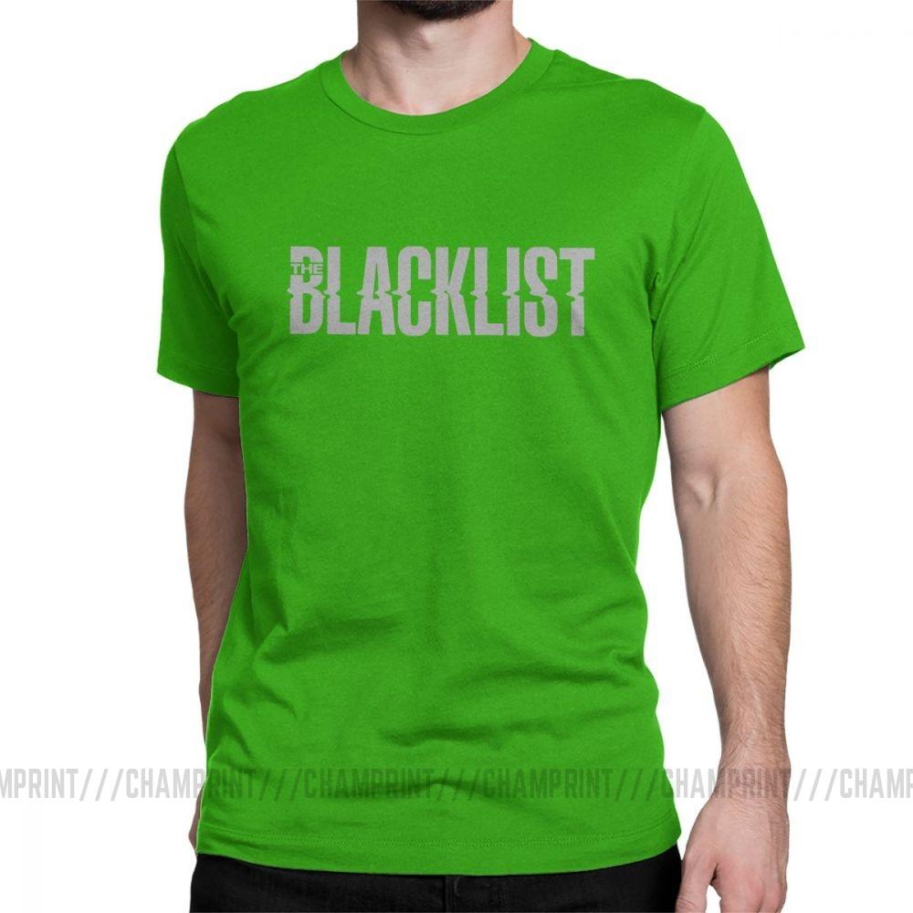 Men Good Tv Series The Blacklist T Shirt Reddington Raymond Red Hat Fandom Crime Cotton Short Sleeve Tees 4XL 5XL 6XL T-Shirts
