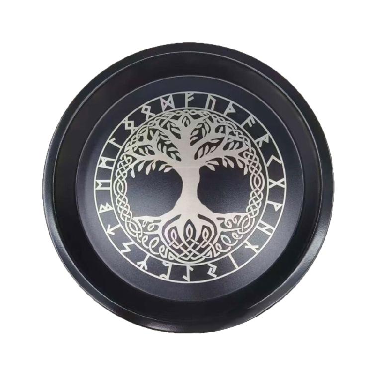 Jewelry Crystal Storage Tray Organizers Ritual Tray Candle Holder Candlestick Plate Decorative Teas Light Stand