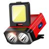 Induction Headlamp: Ultra-Bright, Long-Range LED with Extended Battery, Red Light, Clip-On for Fishing and Repair.