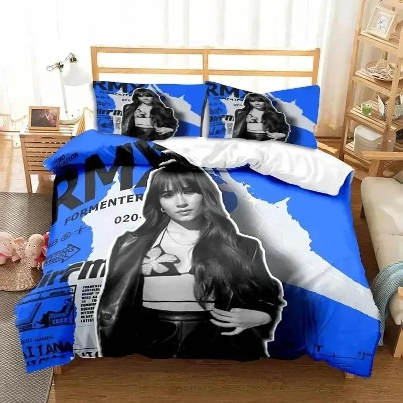 Set Copripiumino Cantante Spagnola A-Aitana Copripiumino Cantante Matrimoniale Singolo Matrimoniale Queen King Adulti Bambini Biancheria da Letto Piumino