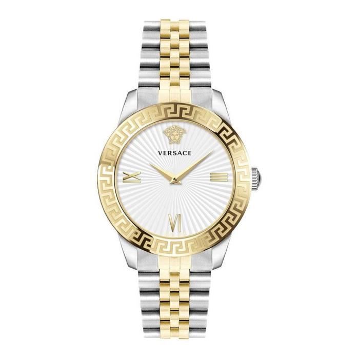 Versace VEVC00519 Greca Montre Femmes beige