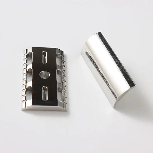 YAQI Thalia 316 Stainless Steel Polished Men Safety Razor Head With A 0.75MM Gap Durability Minimalism Provide Comfortable Shave