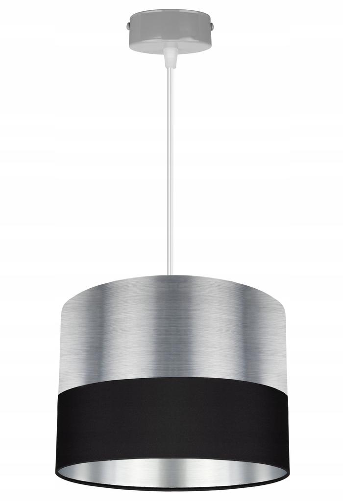 CEILING HANGING LAMP CHROME LAMPSHADE LED