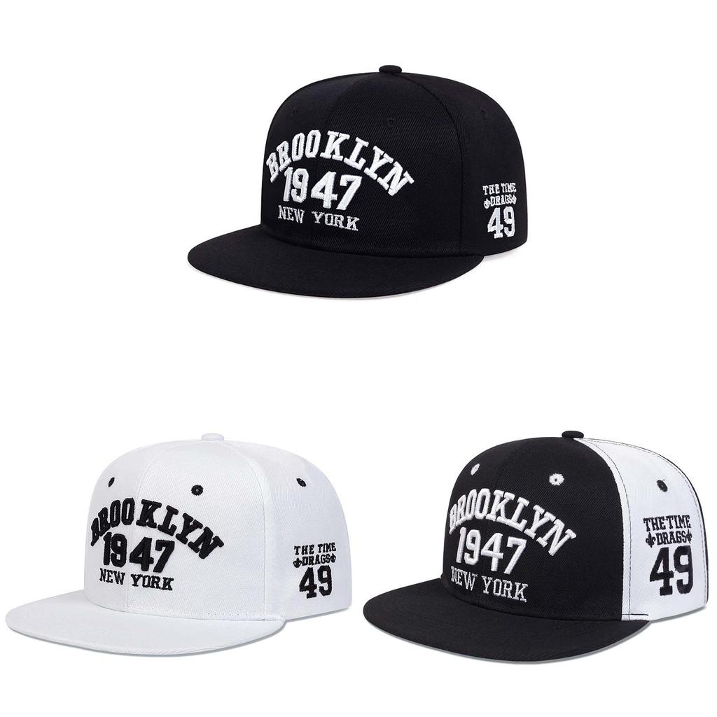 Baseballkappe für Männer und Frauen mit verstellbarem Riemen und Buchstabenmuster für Streetwear-Mode