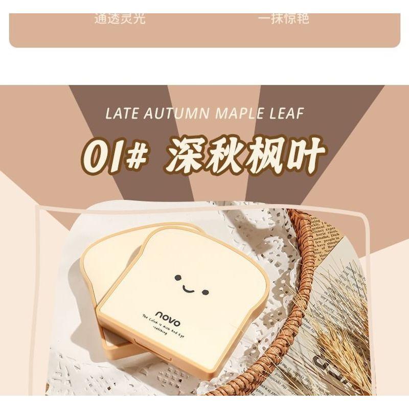 NOVO - 9 Kleuren Zacht Toast Oogschaduw Palet - 3 Tinten