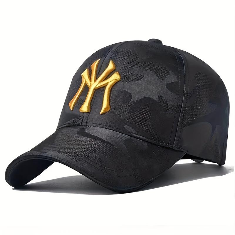 Yiran bag Unisex Letters Borduurwerk Camouflage Baseballpetten Lente En Herfst Buiten Verstelbaar Casual Petten Zonbescherming Pet Sport Golfpet