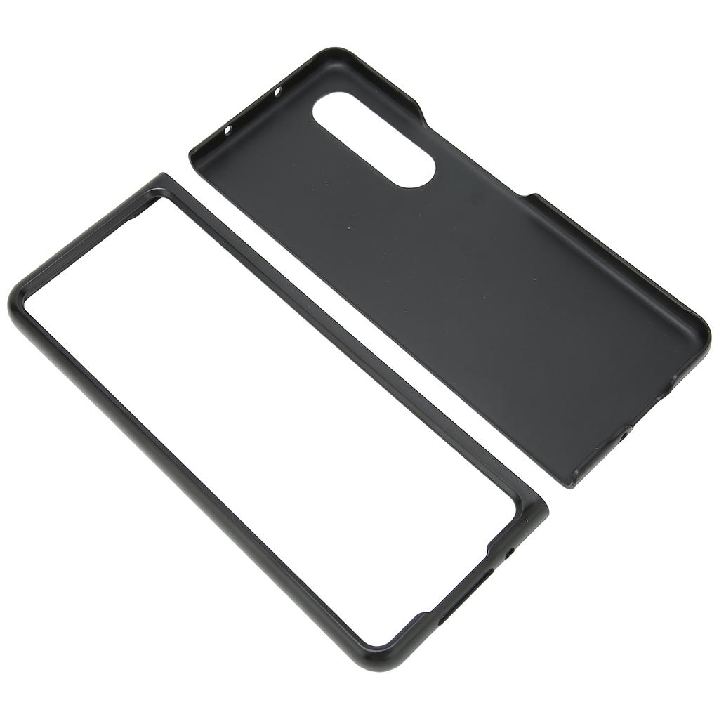 Handyhülle Faltbares Handy Schutzhülle Vollschutz für Galaxy Z Fold 3 Kohlefaser-Textur