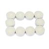 10pcs Tealight Pressed Smokeless Candle Decorative White Candle for Wedding Party