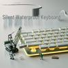Ultra-Quiet Illuminated Mechanical Feel Wired Keyboard & Wireless Mouse Set for Office & Tablet Use
