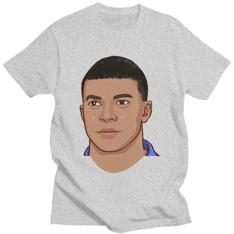 Custom Classic Soccer Gift Mbappes Meme T Shirt Men ShortSleeve Football Lover Tee Tops Pure Cotton Oversized Tshirts Merch