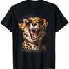 Lunettes de soleil Léopard Guépard Visage de Tigre Léopard Chat Lion T-shirt