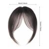Natural Hair Bangs Side Fringe for Women Soft Breathable Not Hurt Hair Odorless Wig for Woman Girls Daily Use Hair Styling