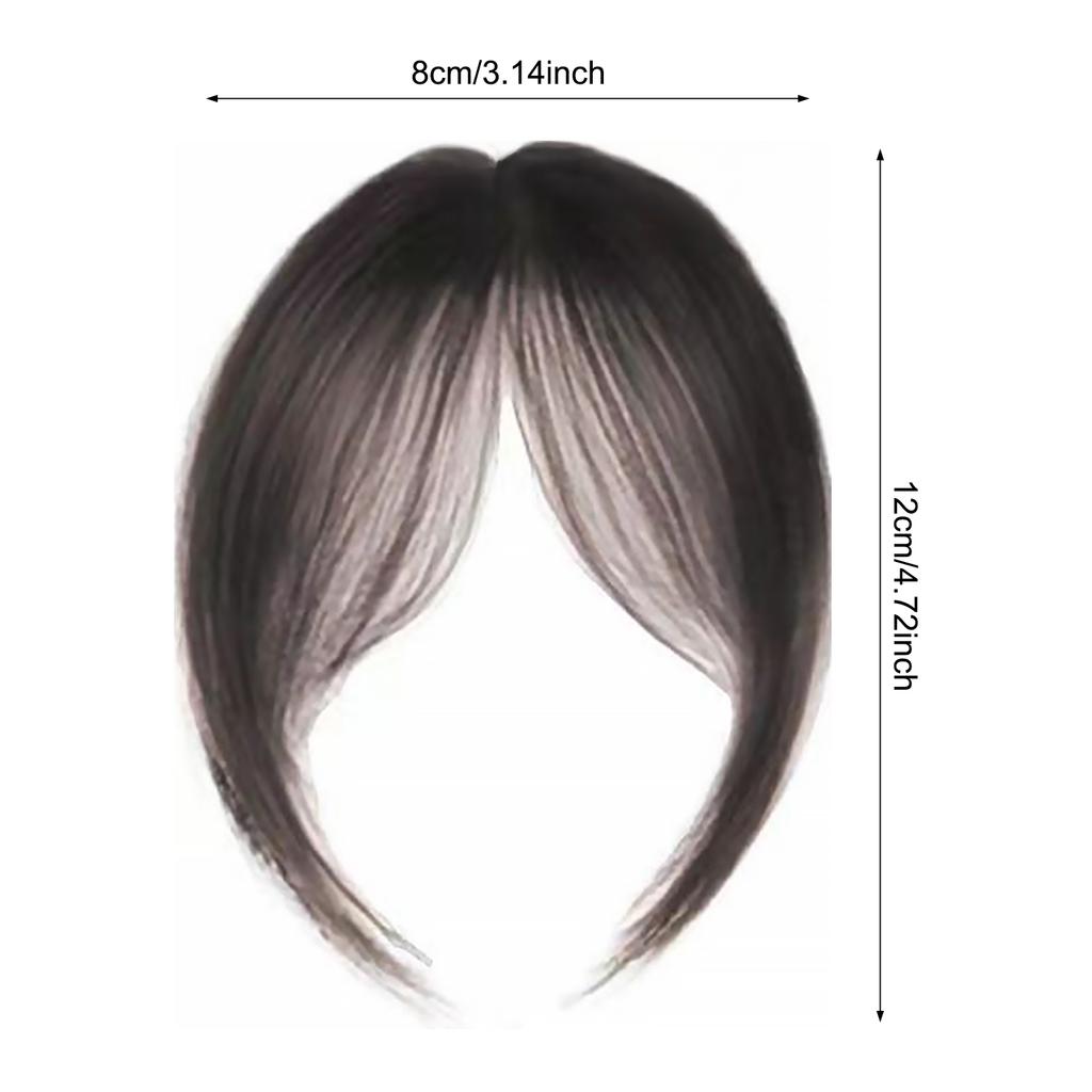Natural Hair Bangs Side Fringe for Women Soft Breathable Not Hurt Hair Odorless Wig for Woman Girls Daily Use Hair Styling
