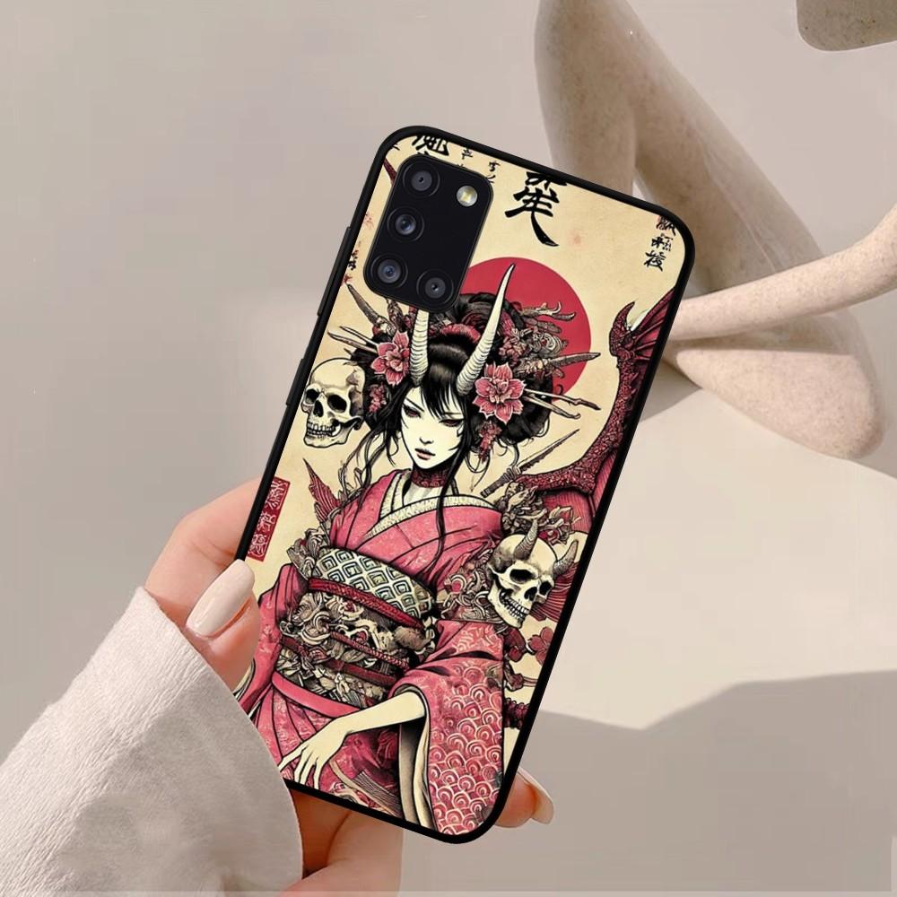 Japanese Style Art Phone Case For Samsung A 10 11 12 13 20 21 22 30 31 32 40 51 52 53 70 71 72 73 91 13 Shell