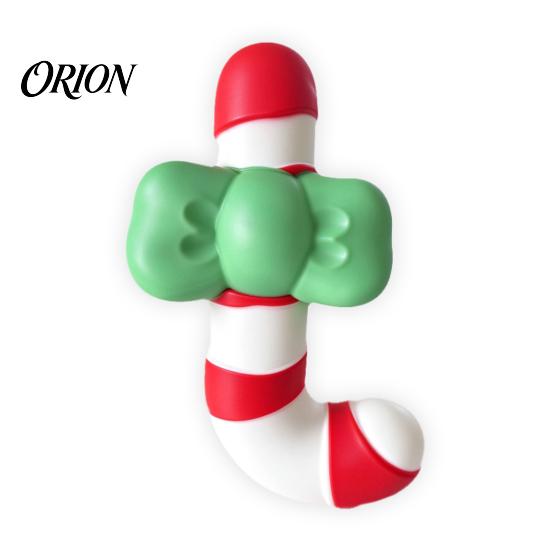 Durable TPR Sensory Toys Christmas Candy Cane & Elk Squishy Toy, Slow Rising Squeeze Fidget Elastic Stress Relief Desktop Ornament, Holiday