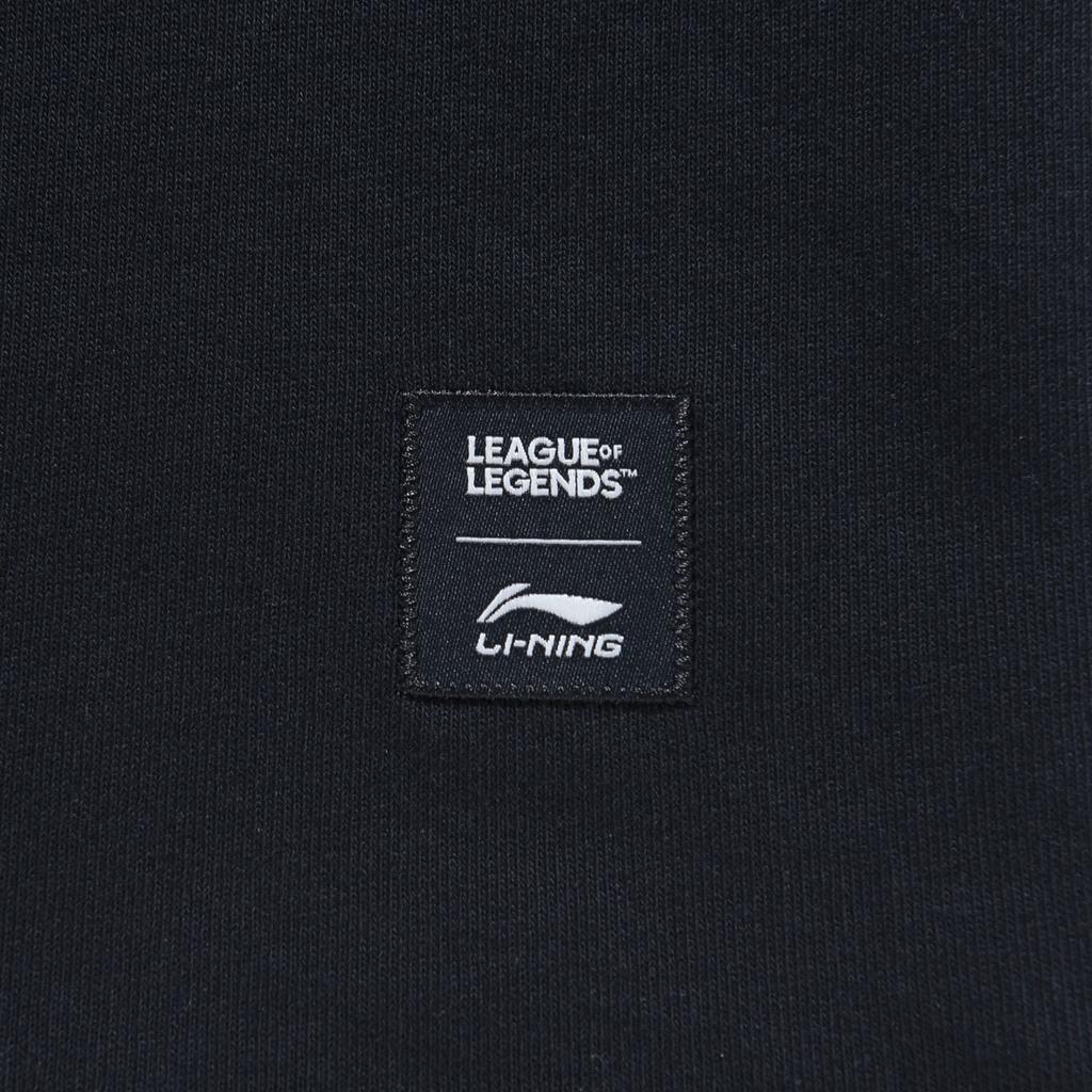 Li-Ning Round Neck Printed Letter T-Shirt Men tops AHSV449-3