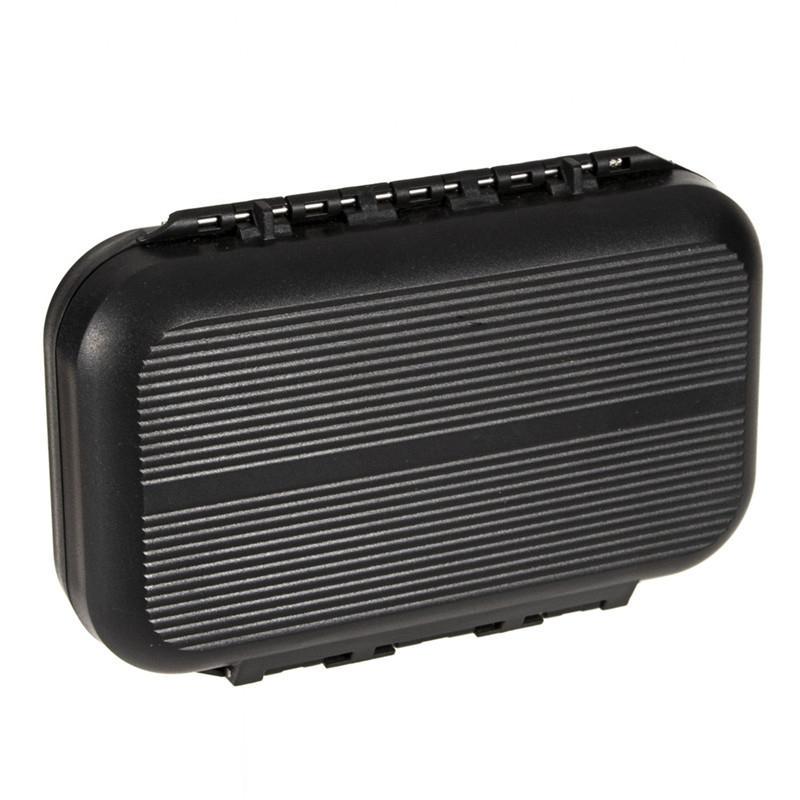 Portable Waterproof Fly Fishing Lure Bait Trout Flies Storage Box Double Sided Fish Lure Container