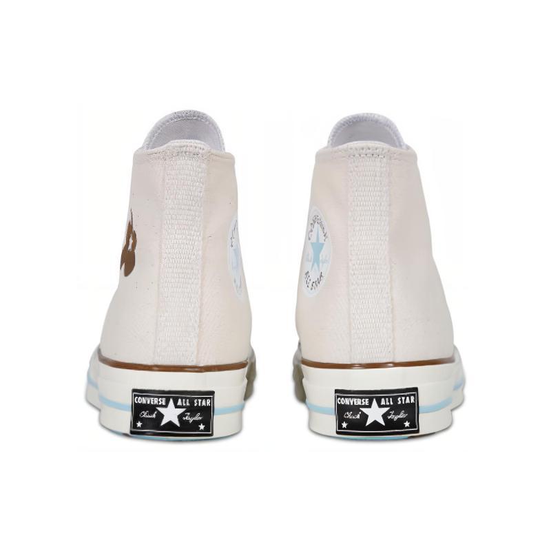 Golf X Converse Chuck Taylor All Star 70 Le Fleur X Chuck70 Small Flower Co-branded High-Top Canvas Shoes Unisex Off-White
