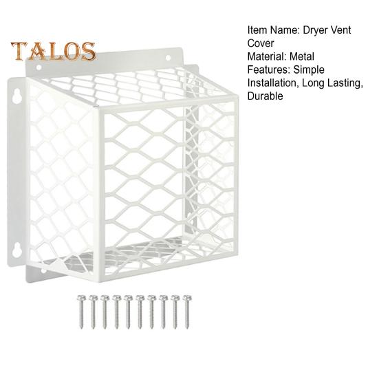 1/2Pcs Dryer Vent Bird Guard Exhaust Fan Covers High Durability Corrosion Resistant Universal Simple Installation Dryer Vent Cover Guard