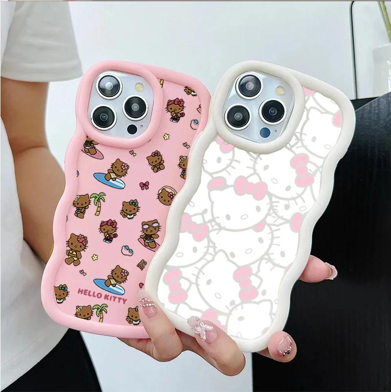 Casing For Xiaomi Redmi 14C 13C 12 13 12C 10 10C 9T A5 Note 14 12 11 13 Pro Plus 11S 10S 4G 5G Case Cover Hello Kitty  Soft