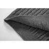 British Style Half Zip Stand Collar Mens Twisted Thick Knit Sweater