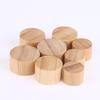 1/5 Pcs Eco-Friendly Screw Bamboo Bottle Caps With Reducer Replace Empty Bottle Caps With Drop Plug Real Bamboo Cover Screw Cap