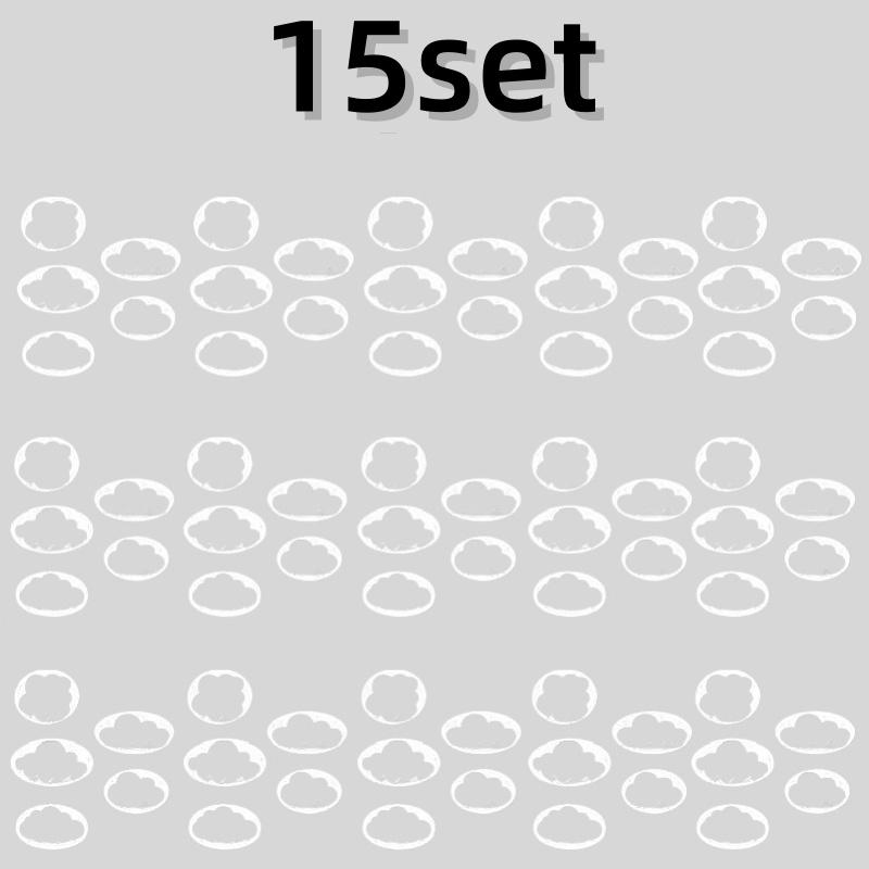 5Pcs Cloud Shape Cookie Cutter Custom Made 3D Printed Fondant Plastic Cookie Cutter For Cake Dessert Tool