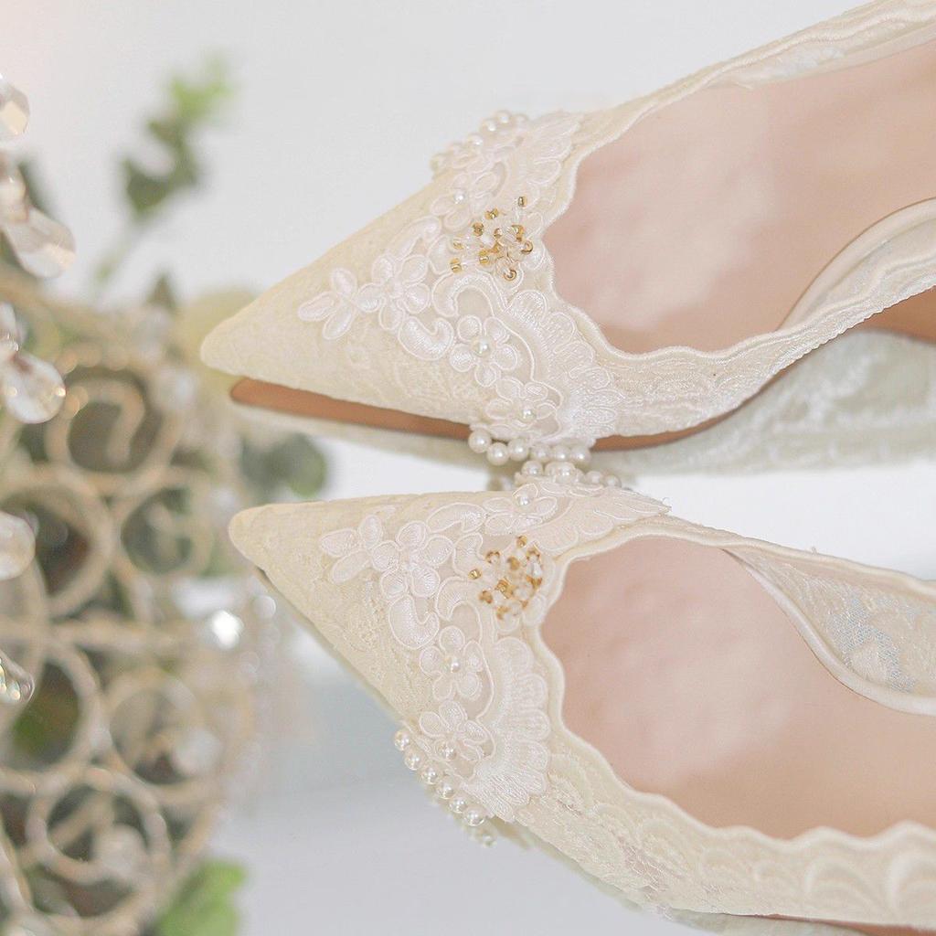 French beautiful single shoes women's spring and summer 2025 new fairy style comfortable pointed head shallow mouth stiletto high heels women