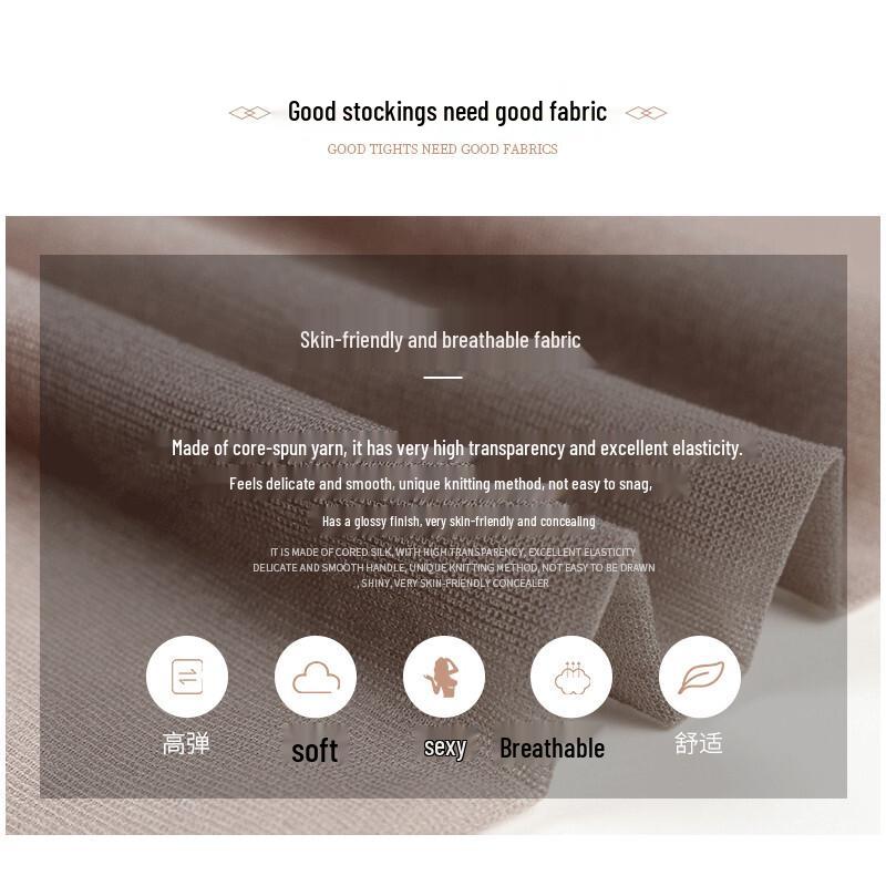 Langsha Women's Ultra-Thin Open Crotch Snag-Resistant Pantyhose