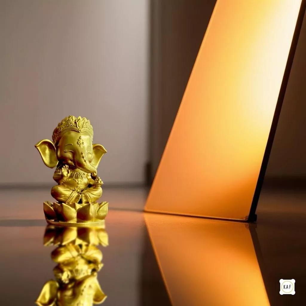 Ganesha Elephant Head Hinduism God Statue Powerful Success Amulet Talismans Jewelry Vintage Protect Health Lucky Rich