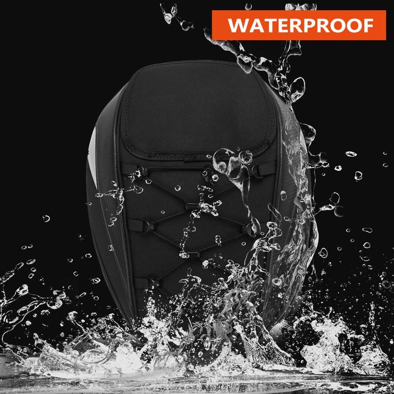 Motorcycle Bag Waterproof Rear Seat Bag Backpack Tail Bag Helmet Bag Storage Bags Motorcycle Dirt Bike Accessories