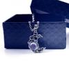 Collana Pendente Antico Pietra di Luna Artificiale Pietre Cabochon Vintage Boho Collana Luna per Dama Ragazze Donne Regalo