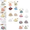 Exquisite Beautiful Dolls Clothes Mini Dress Cloth Clothing Dress Band 20cm Girl Doll Kids Toys No Doll