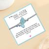 Soul Sister Bracelet Handmade Adjustable Ocean-Inspired Design Women Bracelet with Blue Artificial Crystal Beads