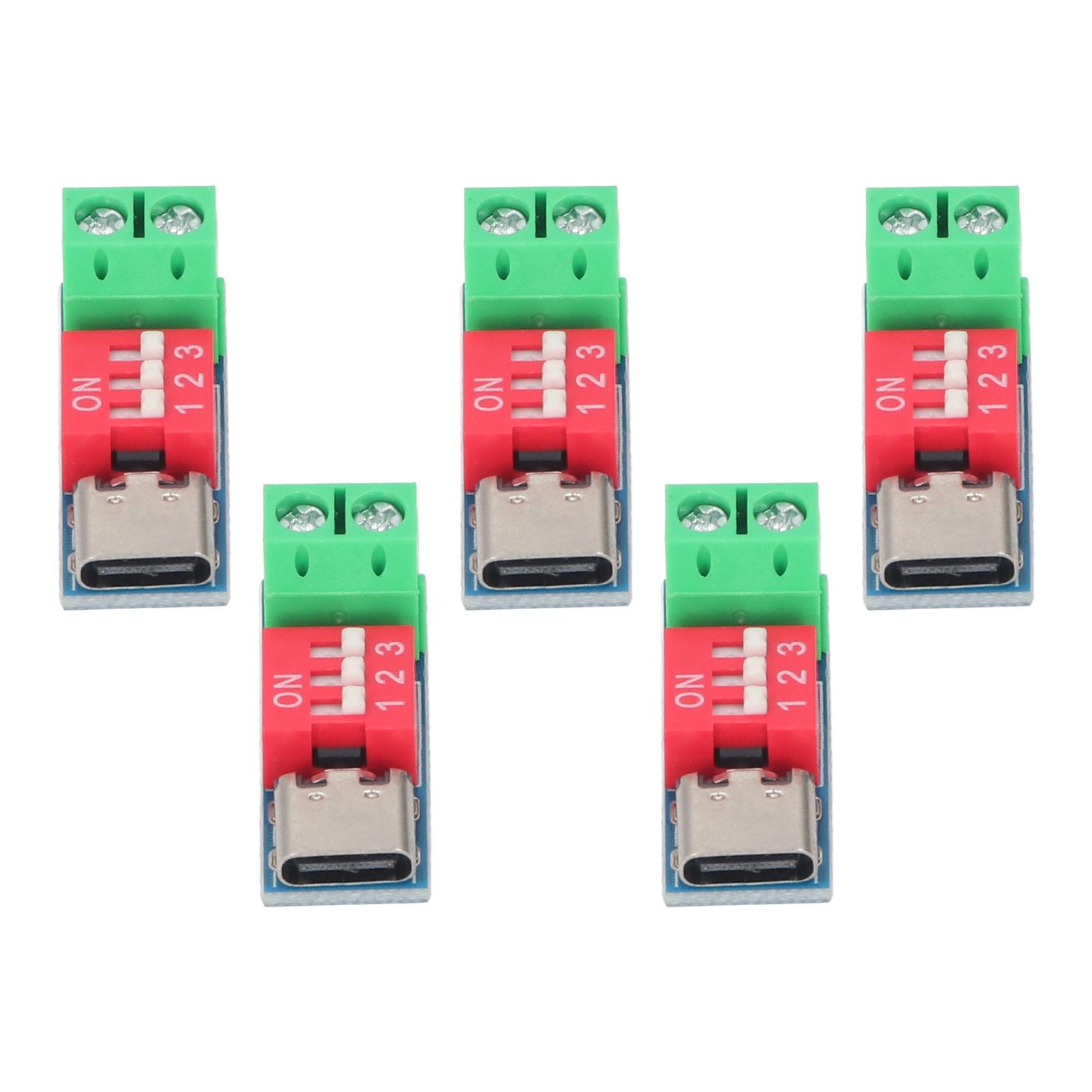 

5PCS Trigger Board Module USB Type C to 5V 9V 12V 20V High Speed PD QC Decoy Change Board Module