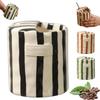 Modern Striped Ceramic Coffee Cup Hand Painted Simple Flower Tea Cup Household Breakfast Milk Mug Couple Mug Birthday Present Household Decoration