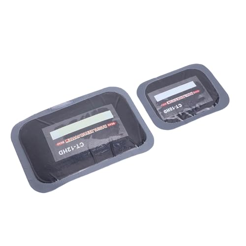 Qiilu Tire Patch Kit, Heavy-Duty Radial Repair Patches for Cars, Trucks, Buses, Tractors, Emergency Puncture Repair Tool, 40 Pieces of Rubber Patches