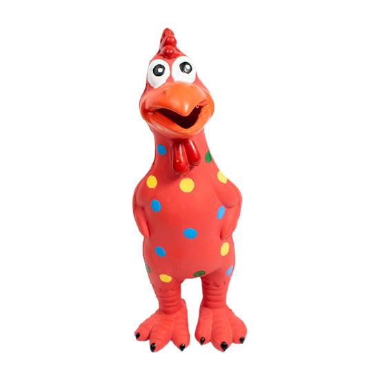 Pet Dog Toy Screaming Chicken Squeeze Sound Toy Dog Latex Chewing Training Toy Pet Supplies