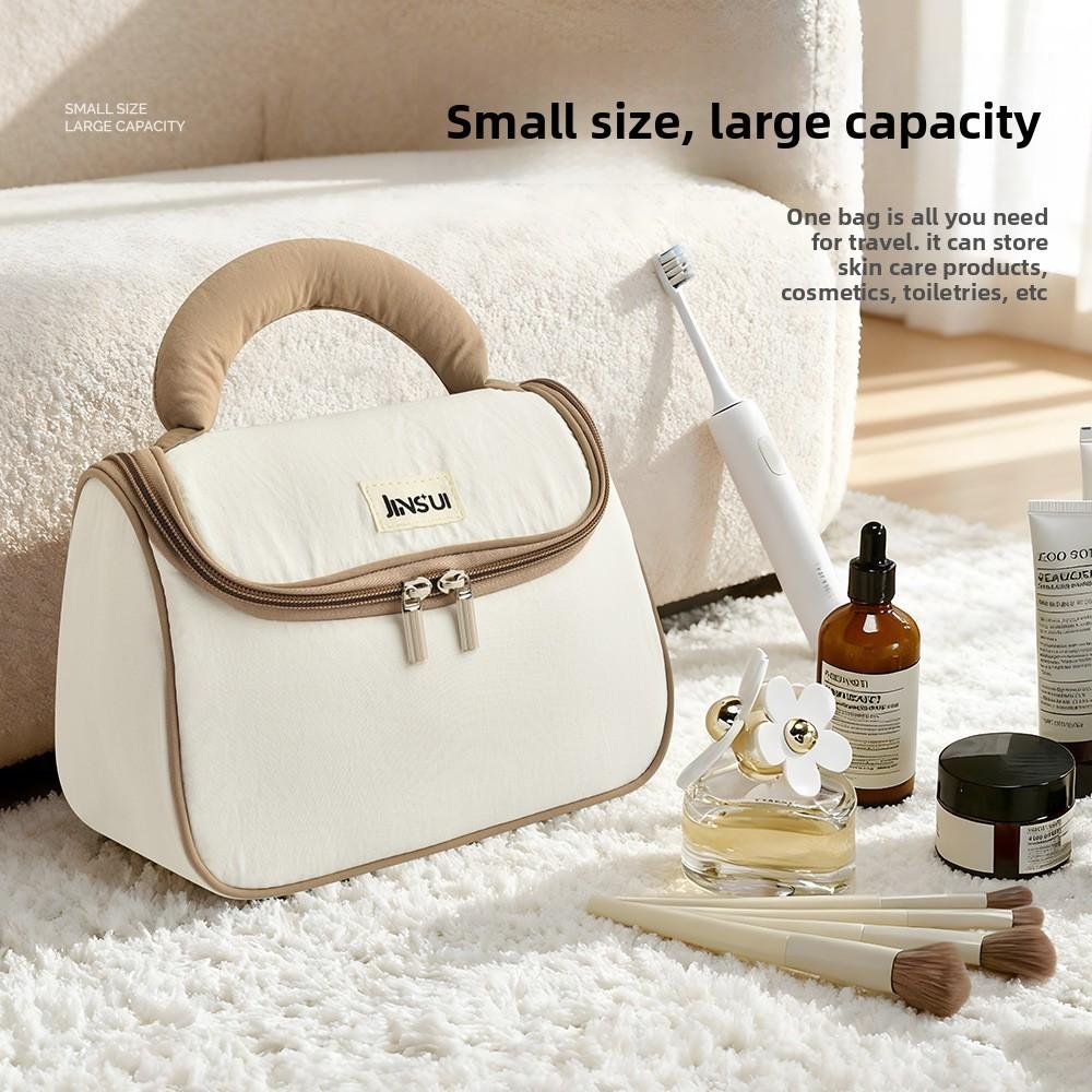 Multifold Travel Cosmetic Bag With Large Capacity For Women And Makeup Enthusiasts