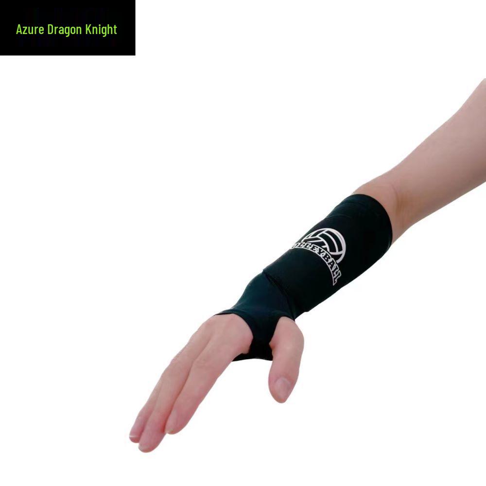 Unisex Summer Volleyball & Basketball Arm Sleeves with Breathable Anti-Collision Padding and Finger Sleeve Extension