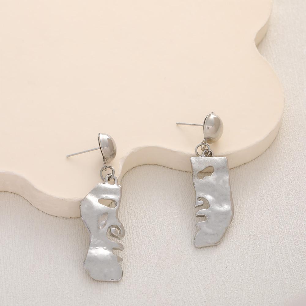 Spersonalizowane Kolczyki Sztyfty, Proste Puste Kolczyki Sztyfty Face Palm