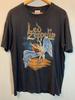 Vzácné tričko Led Zeppelin Swan Song z 80. let, černé, s krátkým rukávem, unisex, reprint KH8025