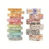 18pcs/set Kawaii Animals Face Cartoon Washi Tape Set Masking Tapes Scrapbooking Diy Journal Stationery School Supplies Gift