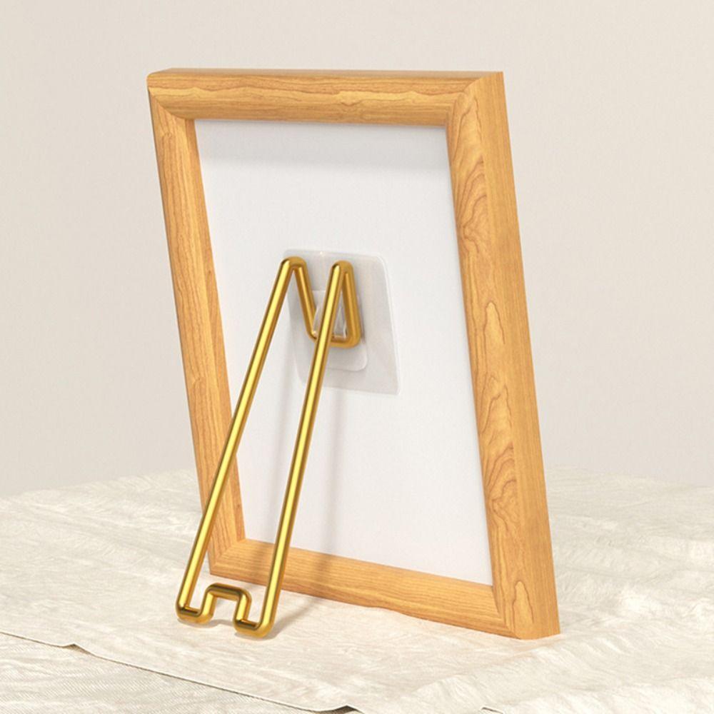 2pcs Metal Picture Frame Back Bracket Back Support Easel Back Support Photo Frame Stand