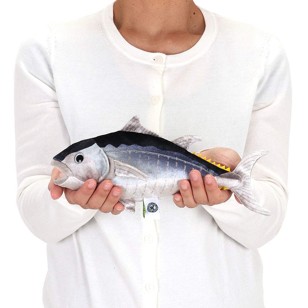 Calorata Bluefin Tuna Plush Toy Soft to the Realistic Creature Toy Gift Tuna Gift (Juvenile), Touch, (Sea Toy), Doll, Mascot/Birthday (Twice Tested),