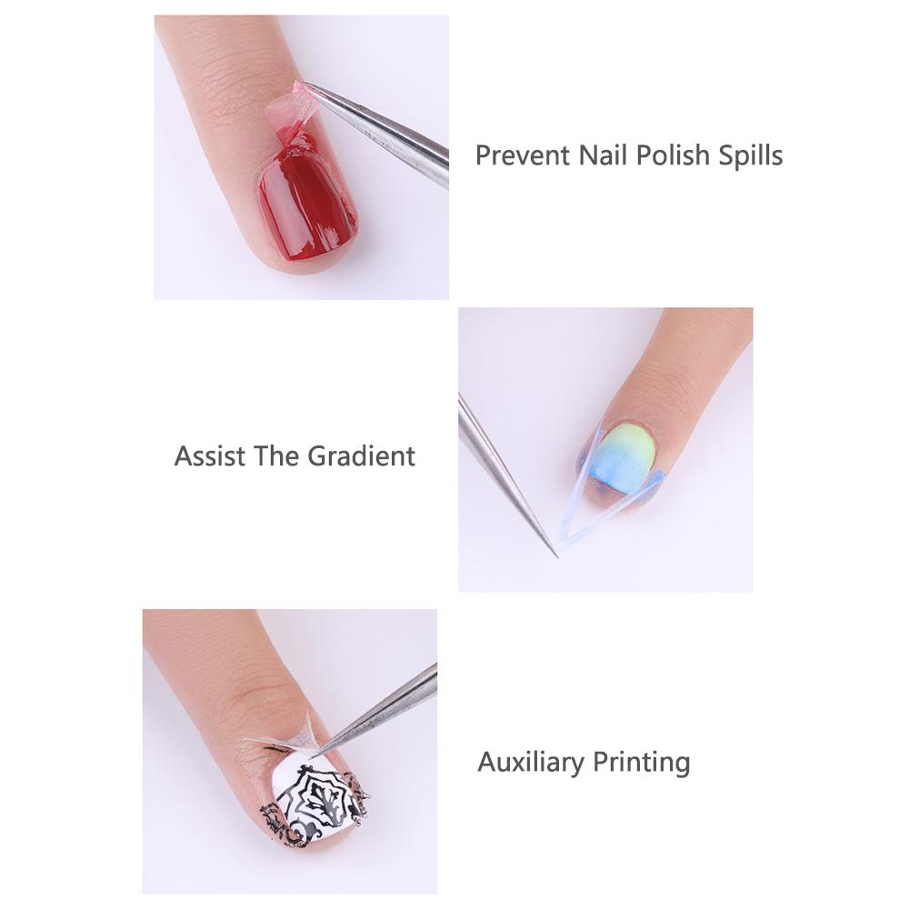 Anti-Spillage Gel For Manicure No Odor Overflow Nail Polish Rip Pull Type Quick-Dry Skin-Care